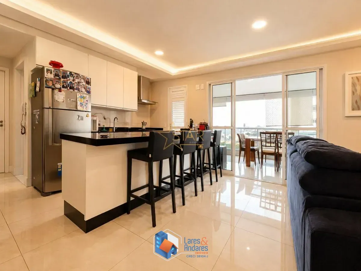 Imagem Apartamento para venda em Campo Belo com 3 quartos, sendo 1 suíte, 108m²