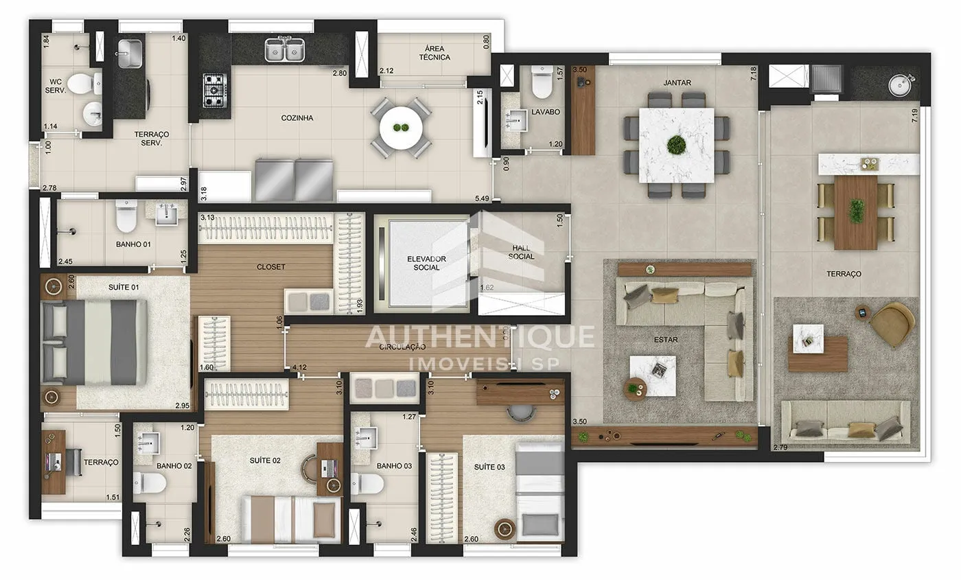 Imagem Guararapes 55 Brooklin - Apartamento à venda no bairro Brooklin - São Paulo/SP, Zona Sul