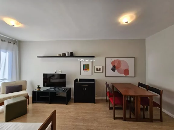 Imagem Apartamento de 1 quarto para locação no Jardim Paulista, São Paulo-SP: 1 sala, 1 banheiro, 1 vaga de garagem!