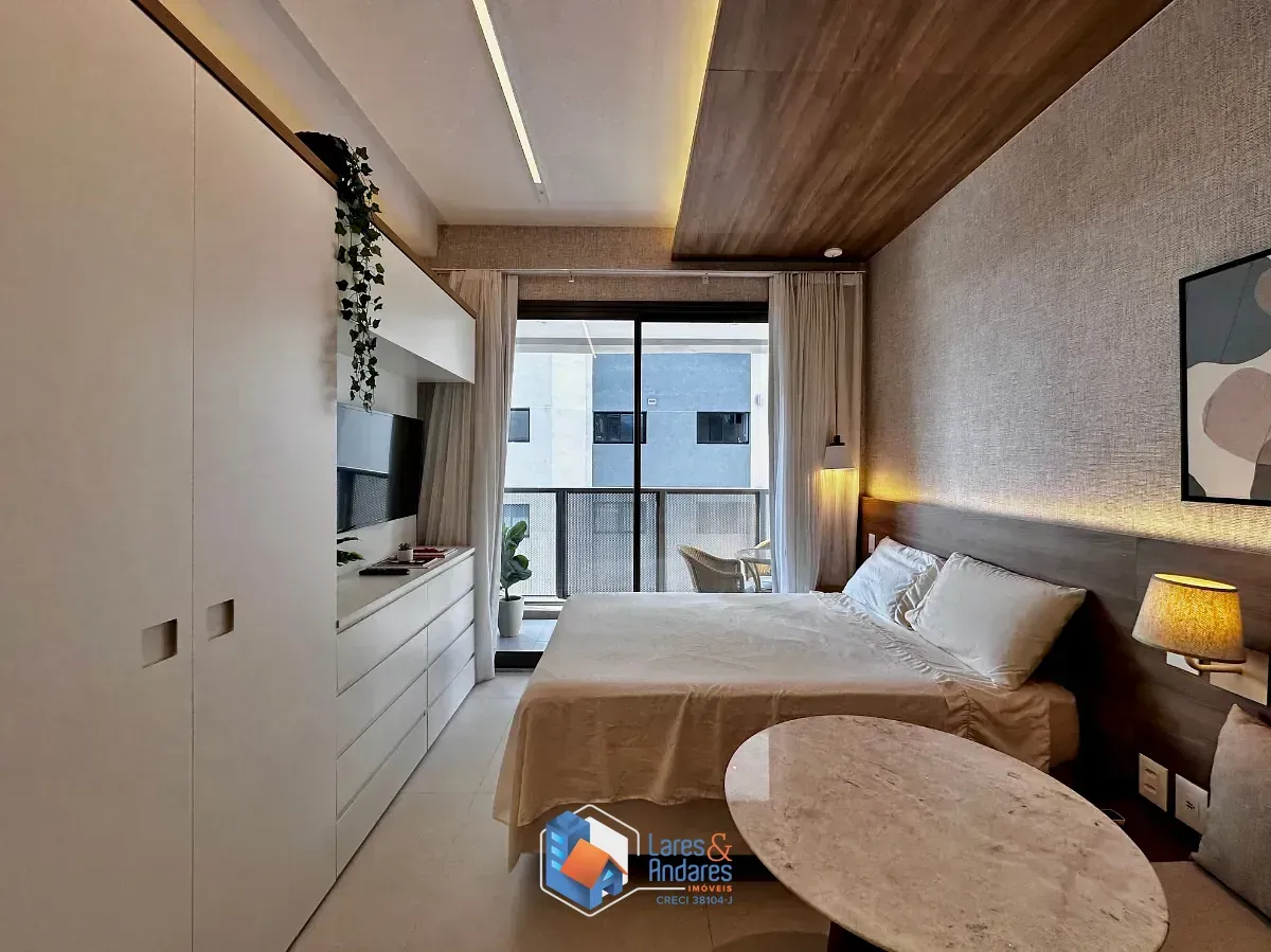 Foto do imóvel Studio para venda em Moema com 1 quarto, sendo 1 suíte, 27m² em Alameda dos Arapanés