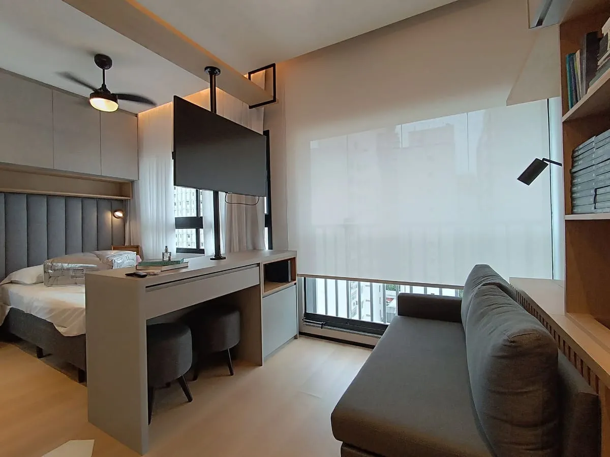 Imagem Apartamento com 1 Quarto para alugar, 23m² - Pinheiros