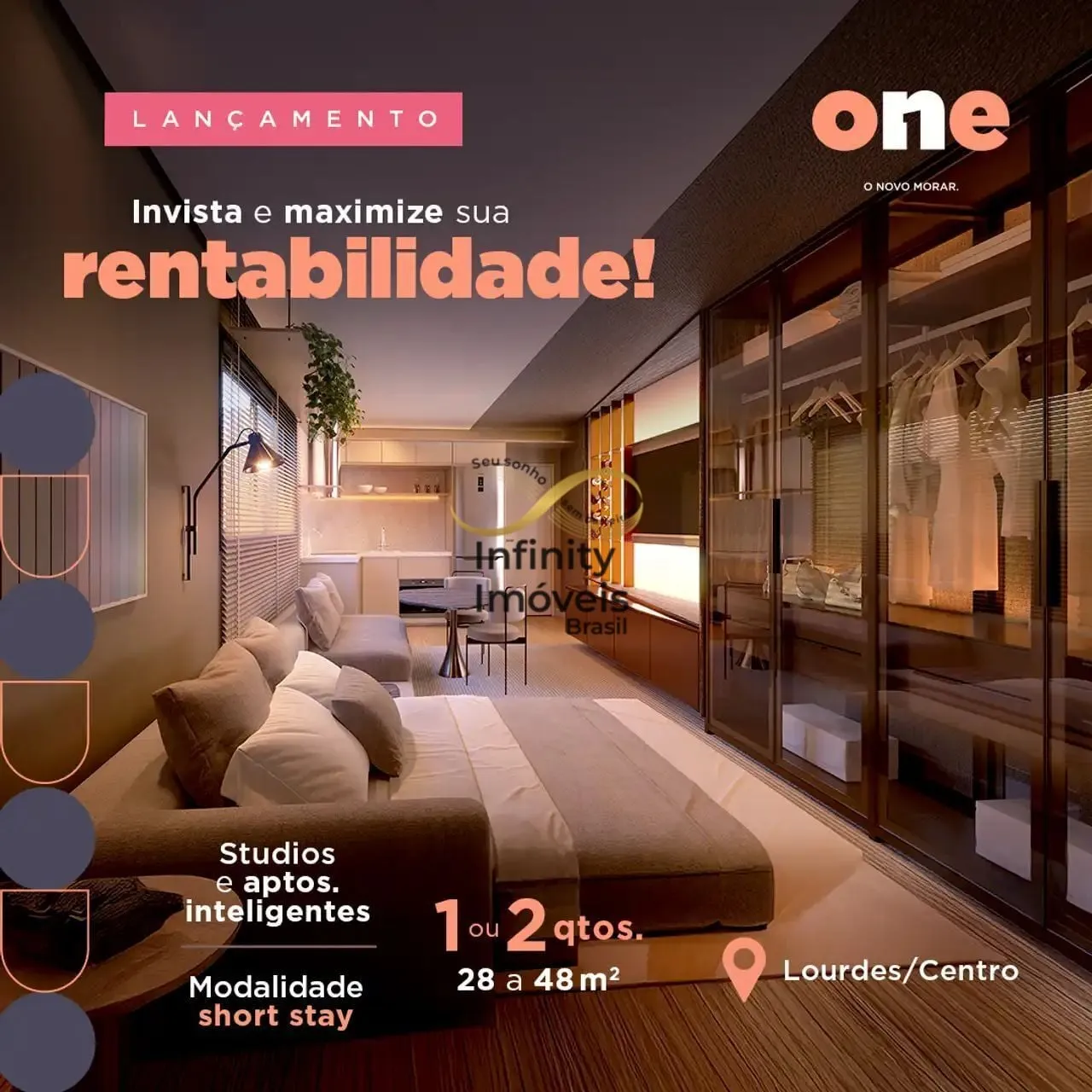 Imagem ONE - Apartamento à venda no bairro Centro - Belo Horizonte/MG