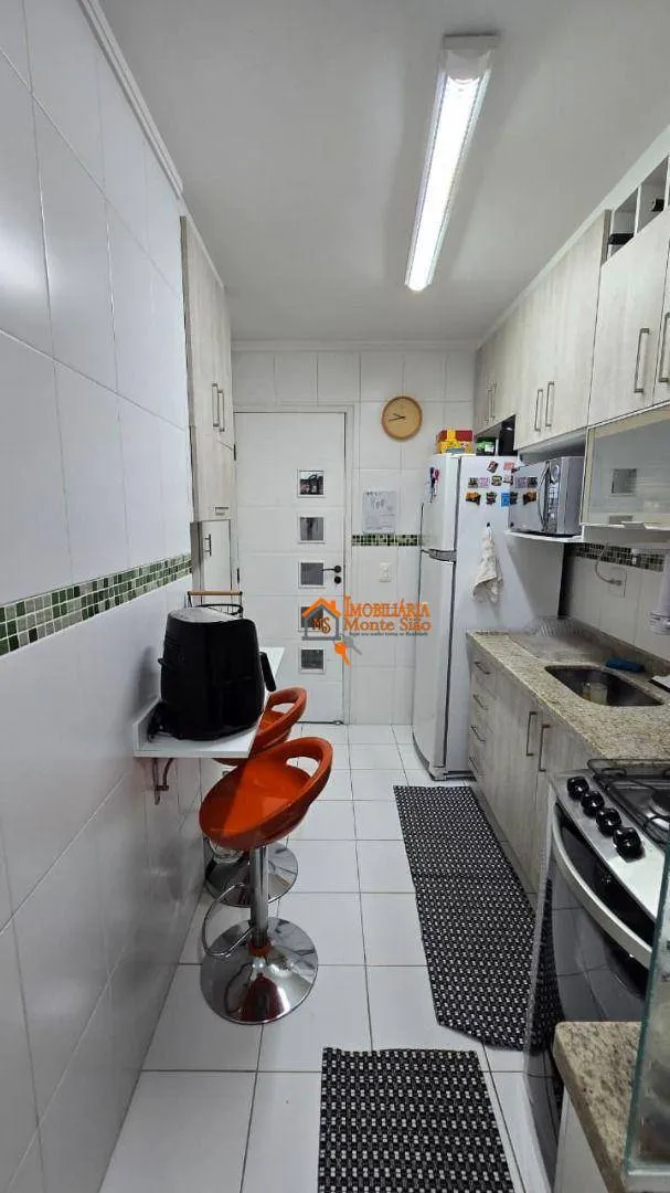 Imagem Apartamento com 2 dormitórios à venda, 50 m² por R$ 371.000,00 - Jardim Santa Mena - Guarulhos/SP