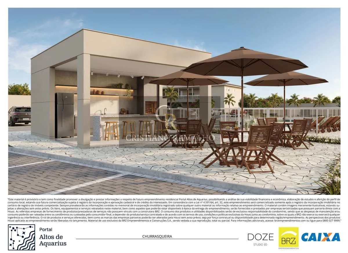 Imagem Apartamento à venda em São Pedro da Aldeia, com 2 quartos (1 suíte), 53,57m2