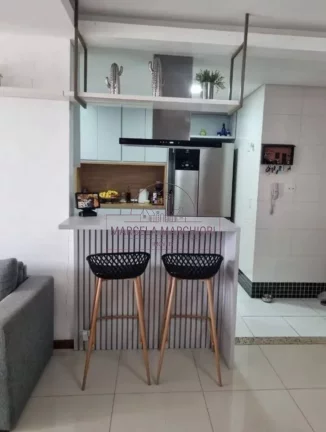 Imagem 4 quartos, suíte, vista mar, montado e decorado, lazer completo, 3 vgs