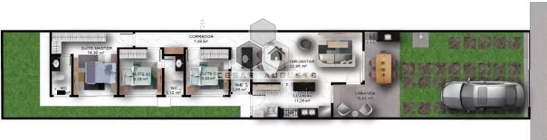 Imagem BENVIVER EUSÉBIO - Casas planas com 03 suítes no Eus?(C)bio - Ceará