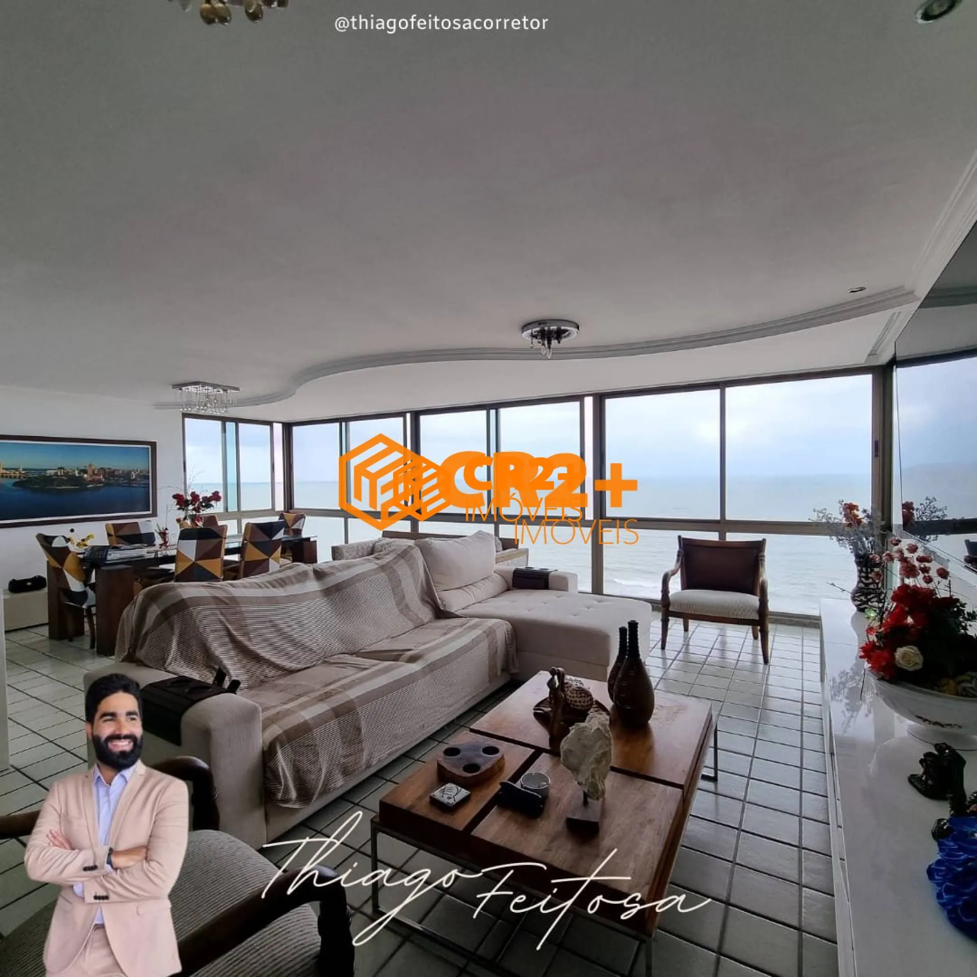 Imagem Apartamento a Venda com 04 quartos 03 suítes na Av Boa Viagem-200m²