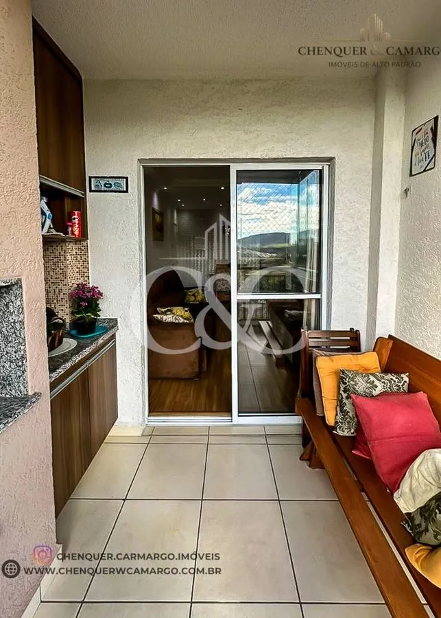 Imagem Apartamento à venda no Flex Jundiaí, 66m², varanda fechada e vista Serra do Japi