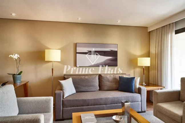 Imagem Flat disponível para venda no George V Residence Casa Branca no Jardim Paulista, com 62m², 1 dormitório e 1 vaga
