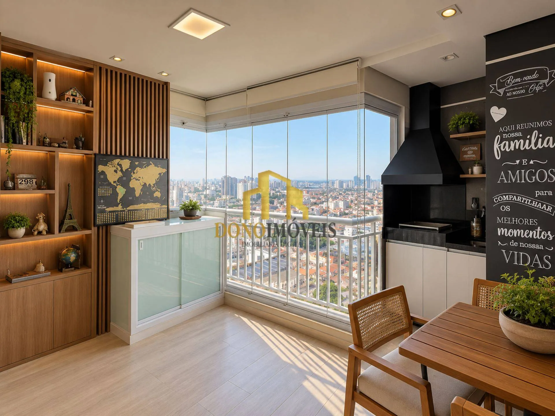 Imagem Apto 77m vista livre andar alto Cond Trilogy Centro SBC