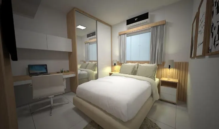 Foto do imóvel Flat com 1 Quarto para Alugar, 40 m² em Calhau - São Luís