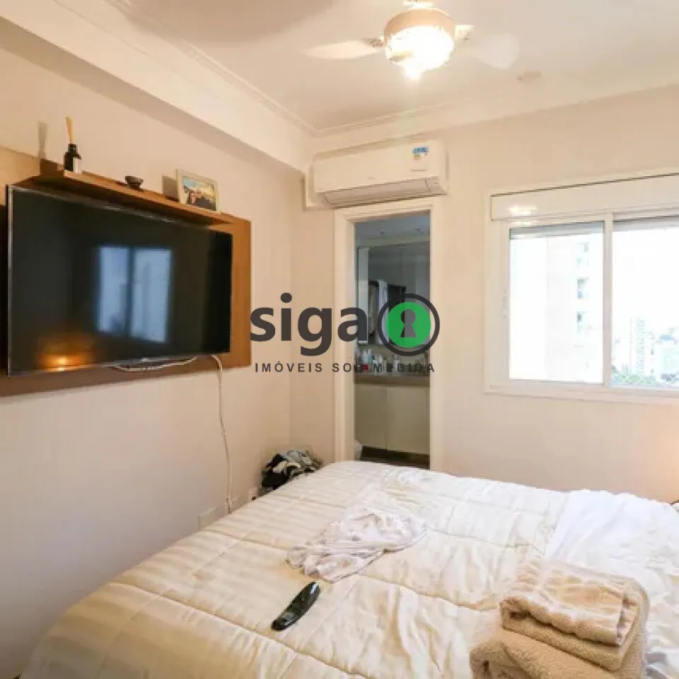 Imagem Apartamento Mobiliado com Suíte e Varanda no Melhor do Campo Belo.