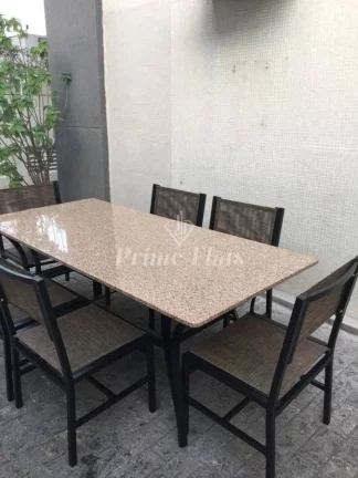 Imagem Flat disponível para venda no Place Vendome Flat Service em Moema, com 42m², 1 dormitório e 1 vaga