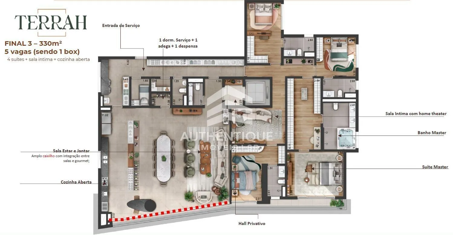 Imagem TERRAH ALPHAVILLE - Apartamento em Alphaville à venda