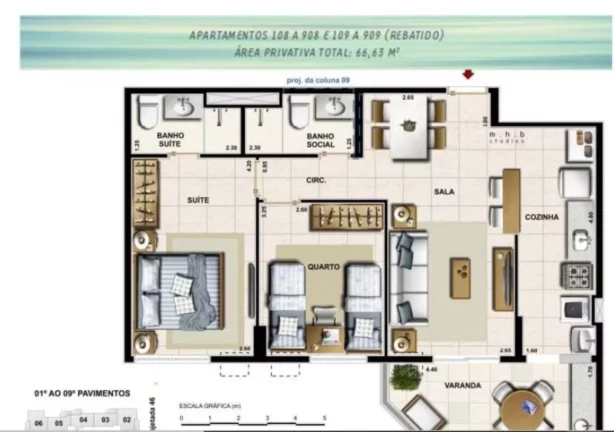 Imagem APARTAMENTO RESIDENCIAL em Rio de Janeiro - RJ, Recreio dos Bandeirantes