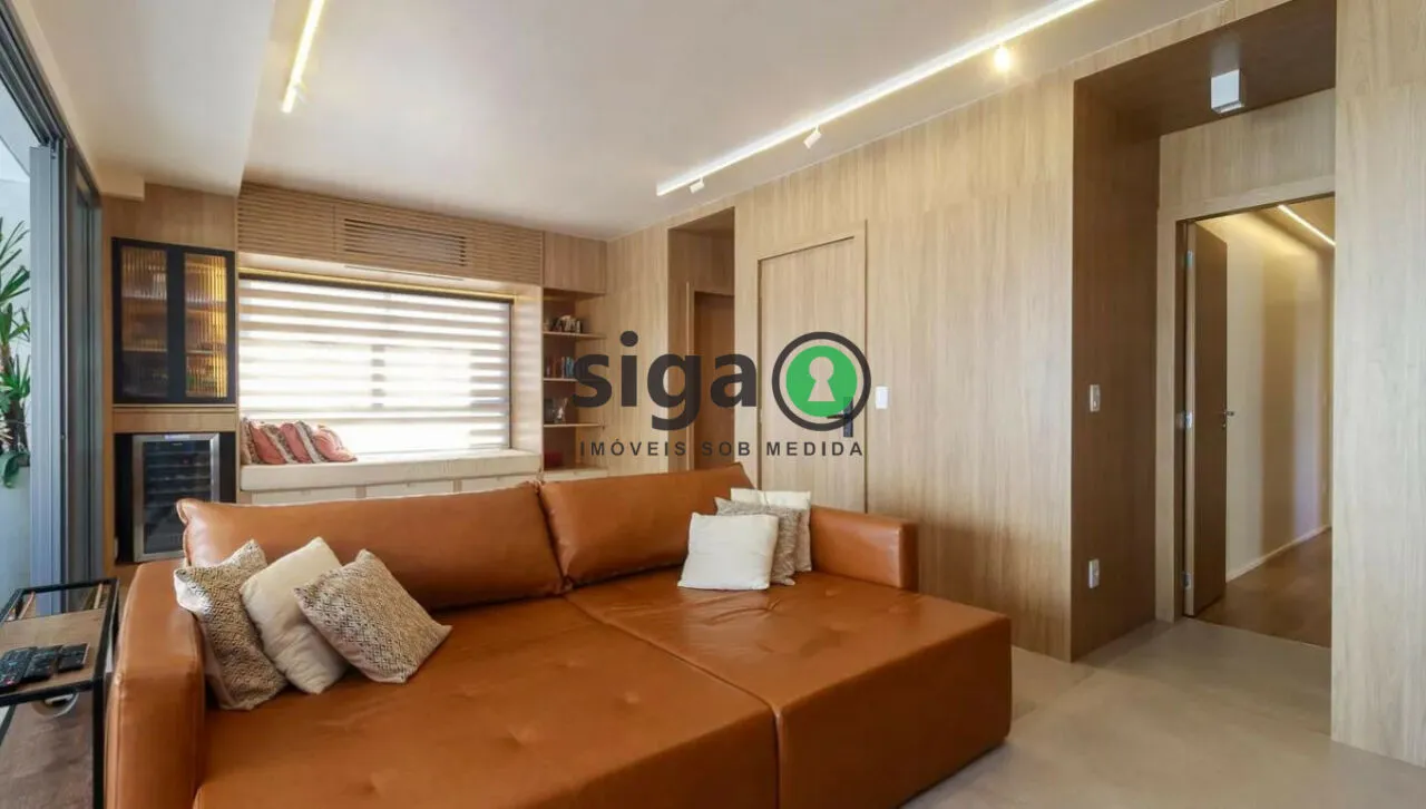 Imagem Apartamento mobiliado com 3 dormitórios e lazer completo no Brooklin.