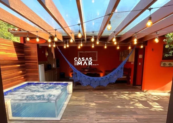 Foto do imóvel Excelente Casa em Condomínio, a poucos pasos da praia, Búzios-RJ: 4 Quartos, 3 Suítes, 2 Vagas de Garagem