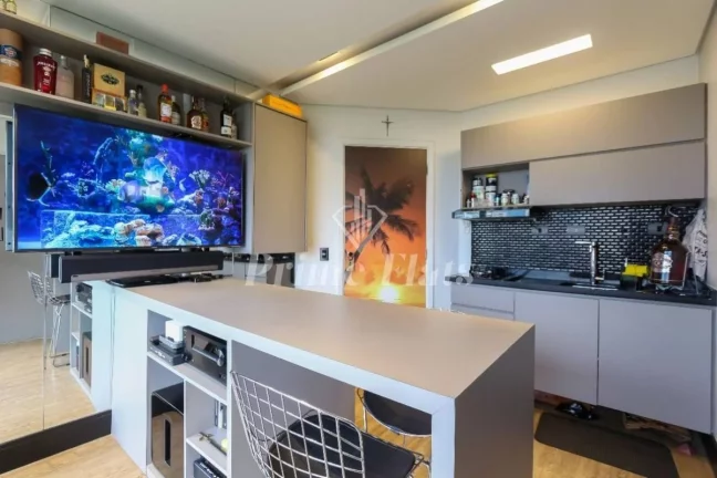 Foto do imóvel Flat disponível para venda no Morumbi Residence, com 34m², 1 dormitório e 1 vaga em Rua Doutor Chibata Miyakoshi