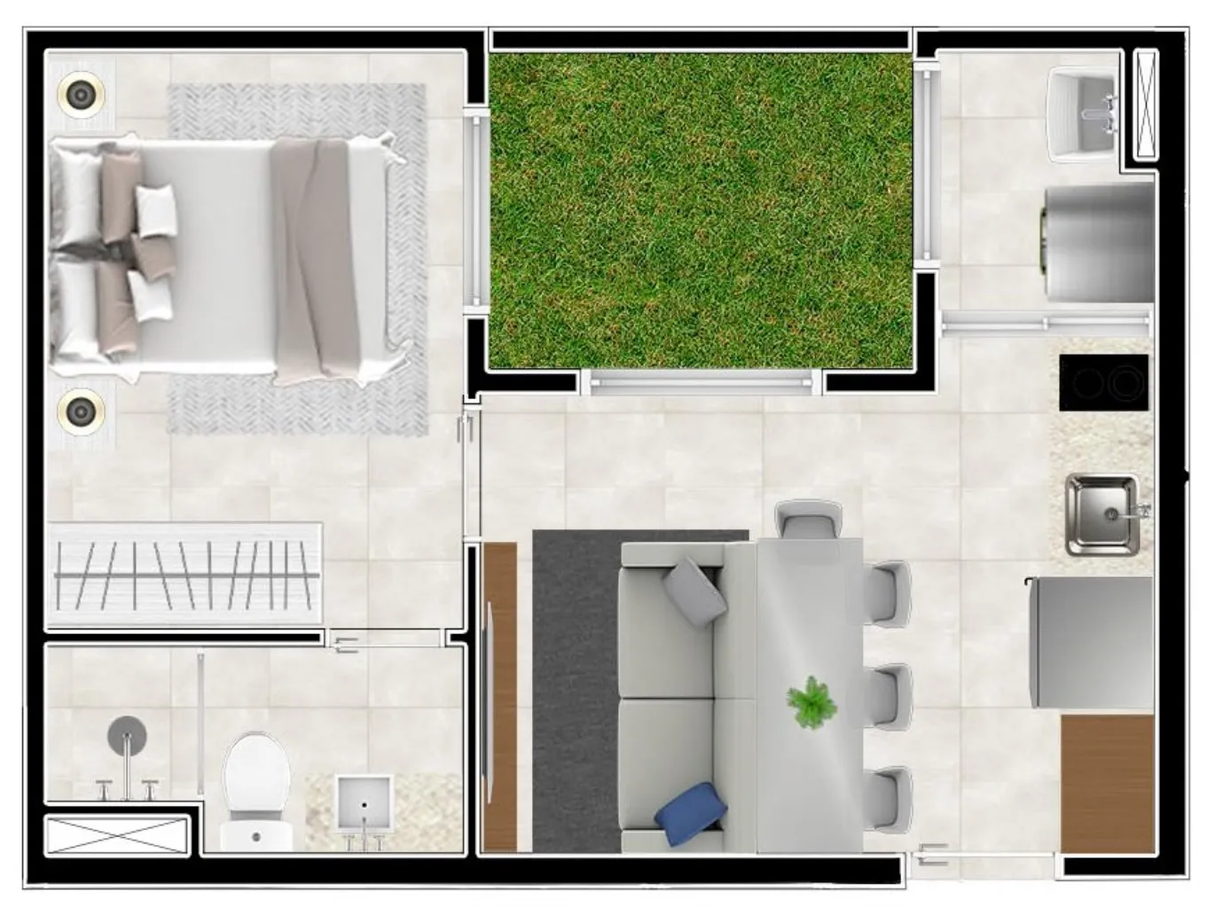Imagem Apartamento à venda no Morumbi, São Paulo-SP: 1 quarto, 1 suíte, 1 banheiro, 28m²! Venha conferir!