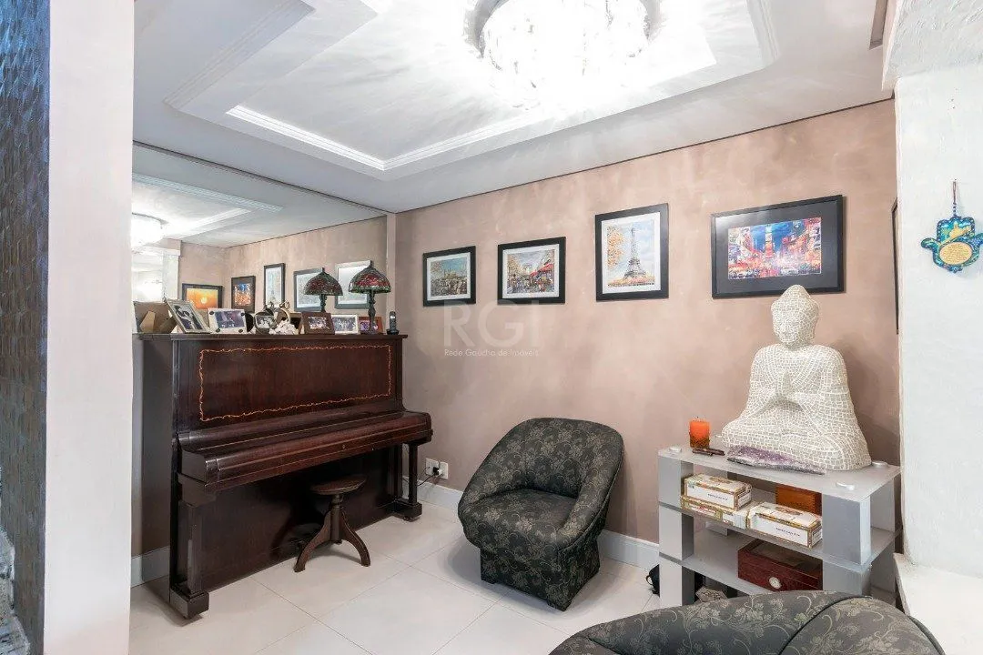Imagem Casa Condominio para Venda - 381.1m², 4 dormitórios, sendo 2 suites, 4 vagas - Santa Tereza
