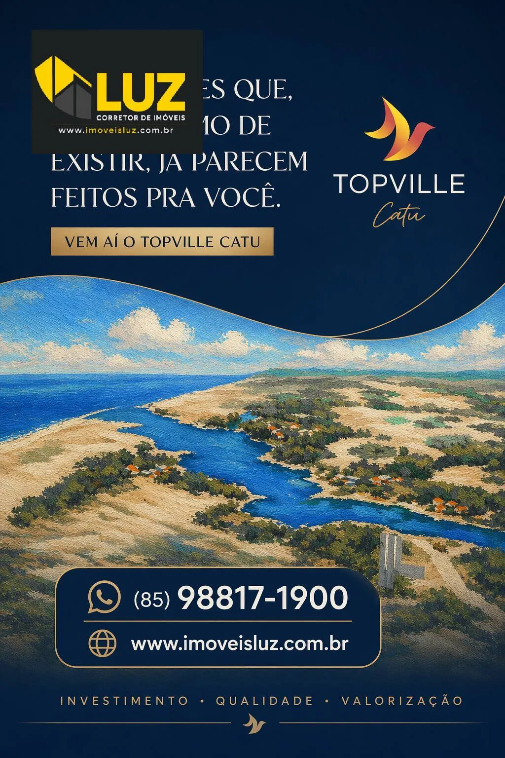 Imagem SAIA NA FRENTE LANÇAMENTO TOP VILLE CATU - AQUIRAZ