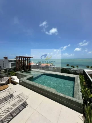 Imagem Vendo Flat, Mobiliado, com sacada, 21 m² e vaga de garagem rotativa