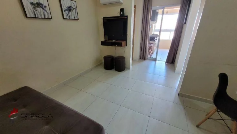 Imagem Apartamento com 1 dormitório à venda, 45 m² por R$ 330.000,00 - Mirim - Praia Grande/SP