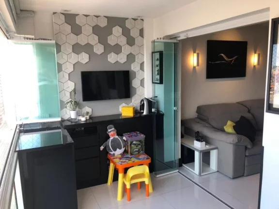 Imagem APARTAMENTO COM 2 DORMITÓRIOS À VENDA, 84 M² POR R$ 930.000,00 - BOQUEIRÃO - SANTOS/SP