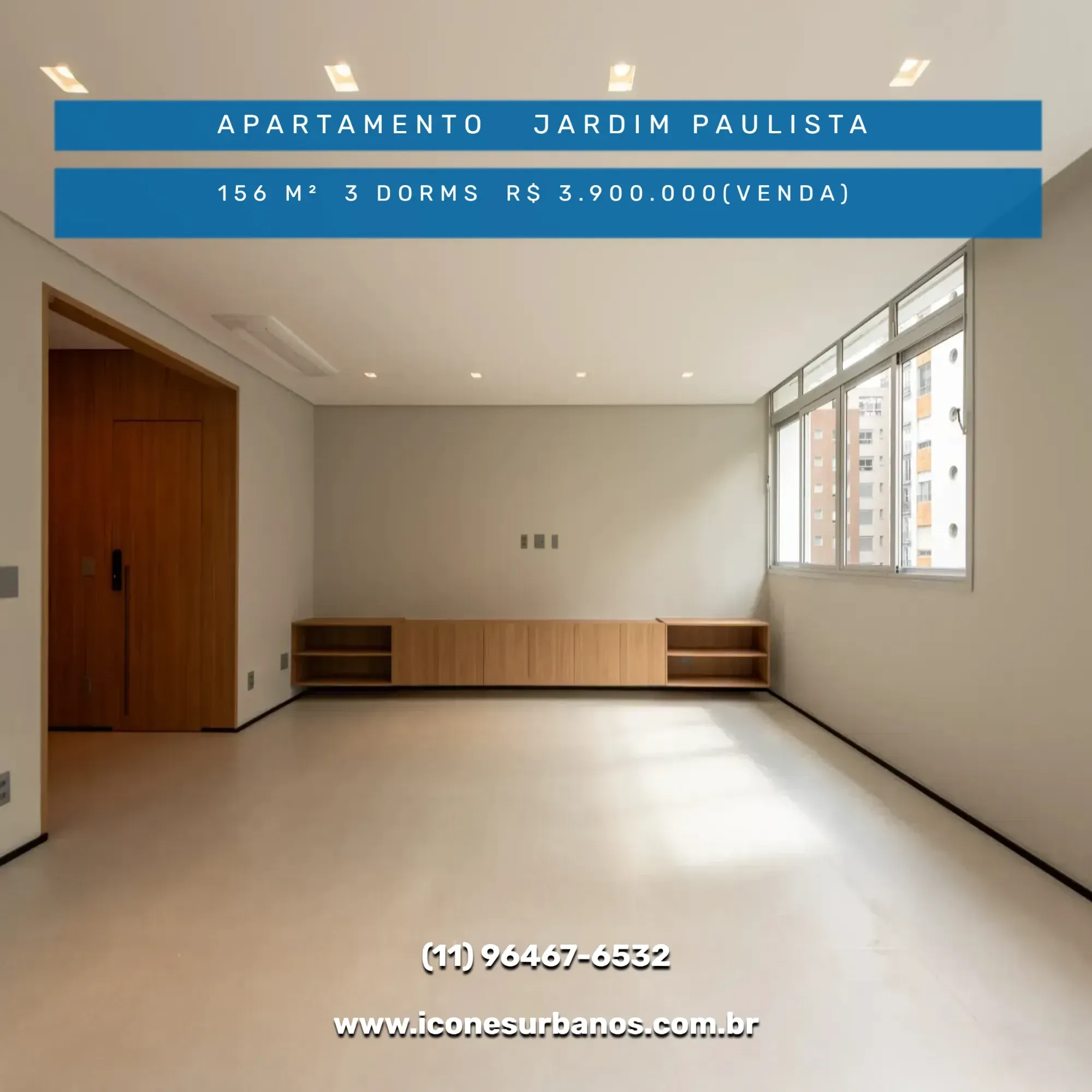 Imagem Apartamento com 3 Quartos à Venda, 156 m² em Jardim Paulista - São Paulo