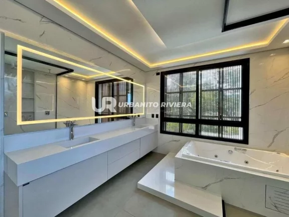 Imagem Casa contemporânea e mobiliada com 5 suítes e piscina com sauna no Módulo 11 da Riviera