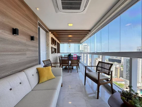 Imagem Apartamento com 3 dormitórios à venda, 136 m² por R$ 2.350.000 - Aparecida - Santos/SP