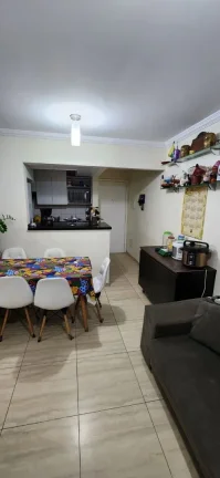 Imagem Apartamento à venda no Parque Taboão: 3 quartos, 1 suíte, 2 banheiros, 2 vagas, 70m² - Taboão da Serra-SP.