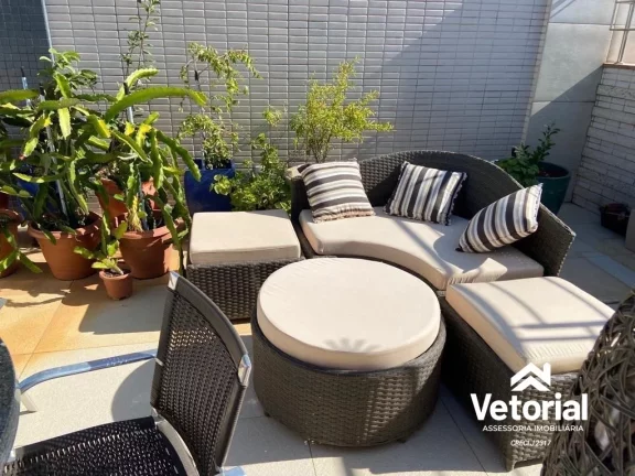 Imagem Apartamento Mobiliado Duplex de Alto Luxo, com 3 quartos, sendo todos suítes, 01 master e closet - Morada Nobre - Barreiras/Bahia