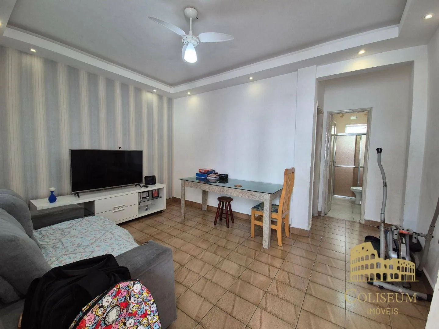 Imagem Apartamento com 1 dormitório à venda, 51 m² por R$ 270.000,00 - Canto do Forte - Praia Grande/SP