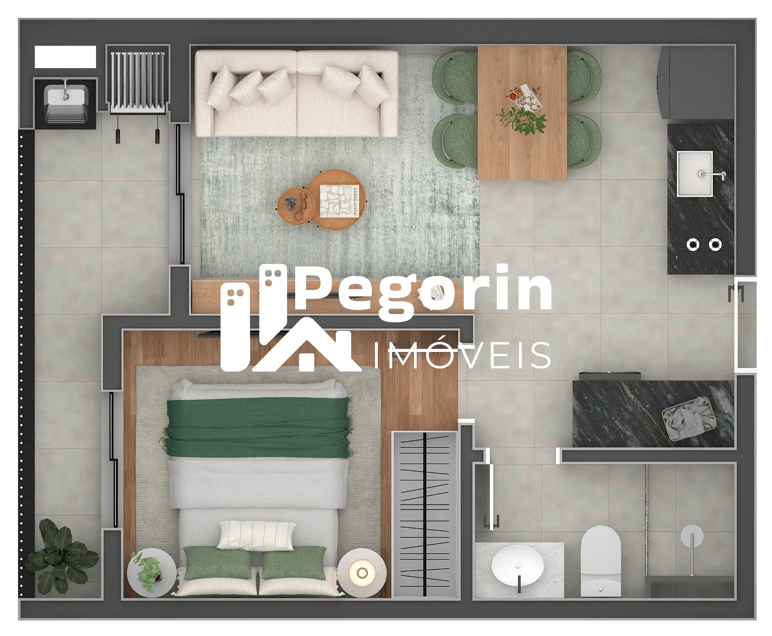 Imagem Apartamento com 02 quartos com suíte no Portão Curitiba