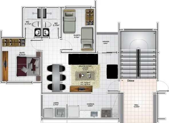 Imagem Apartamento 53m² à Venda | Barra Grande Village | Teresina
