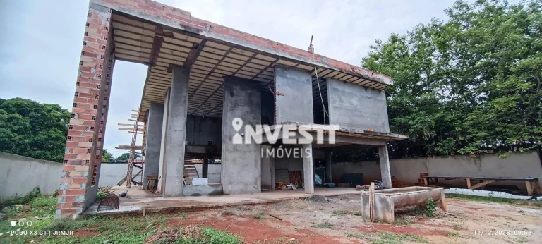 Imagem Terreno com Sobrado em construção