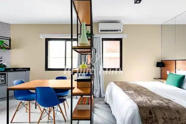 Imagem Flat disponível para venda no Hampton Park no bairro Jardins, com 29,80m², 1 dormitório e 1 vaga de garagem