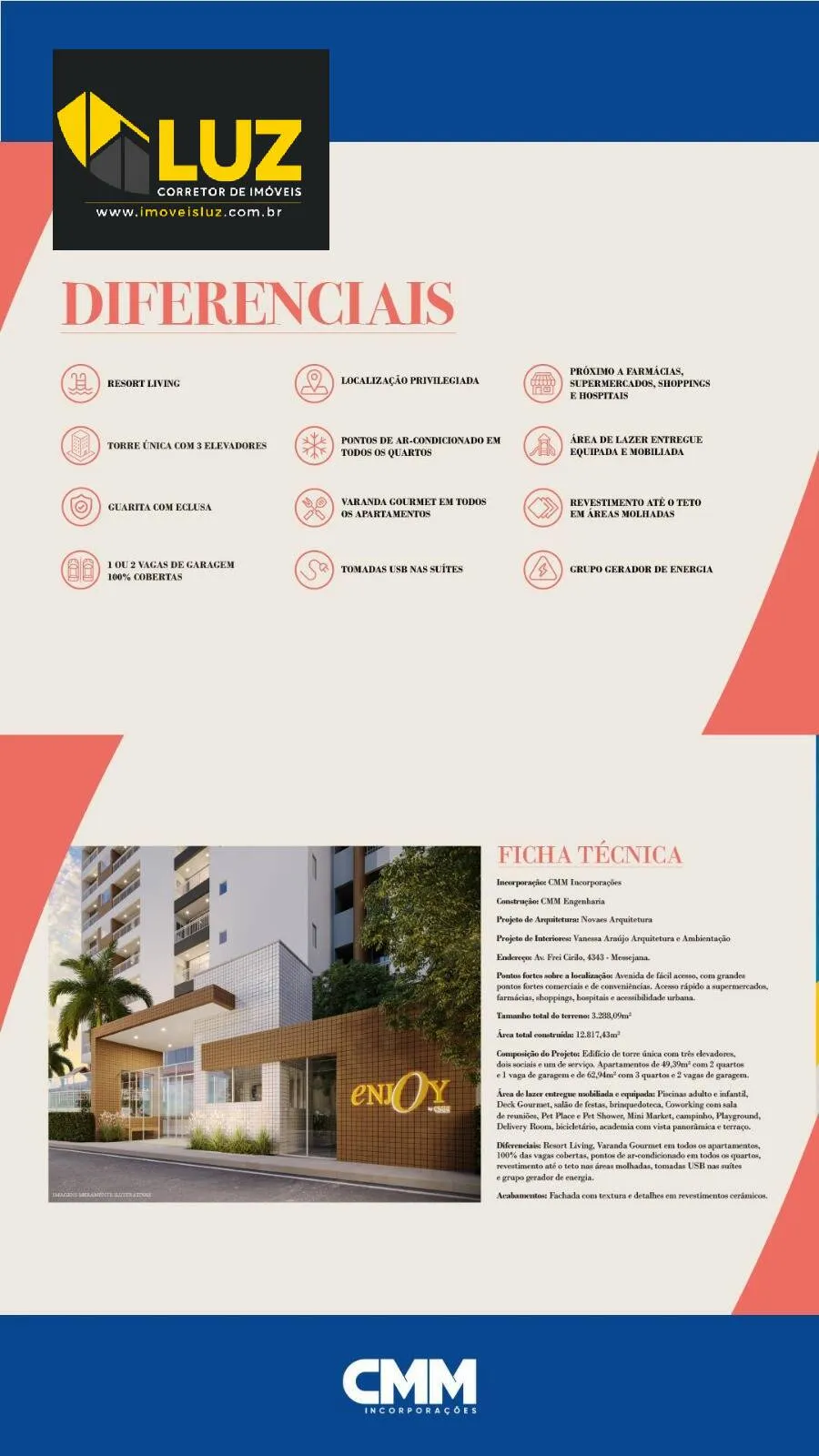 Imagem ENJOY RESIDENCE - APARTAMENTOS À VENDA EM MESSEJANA | FORTALEZA/CE