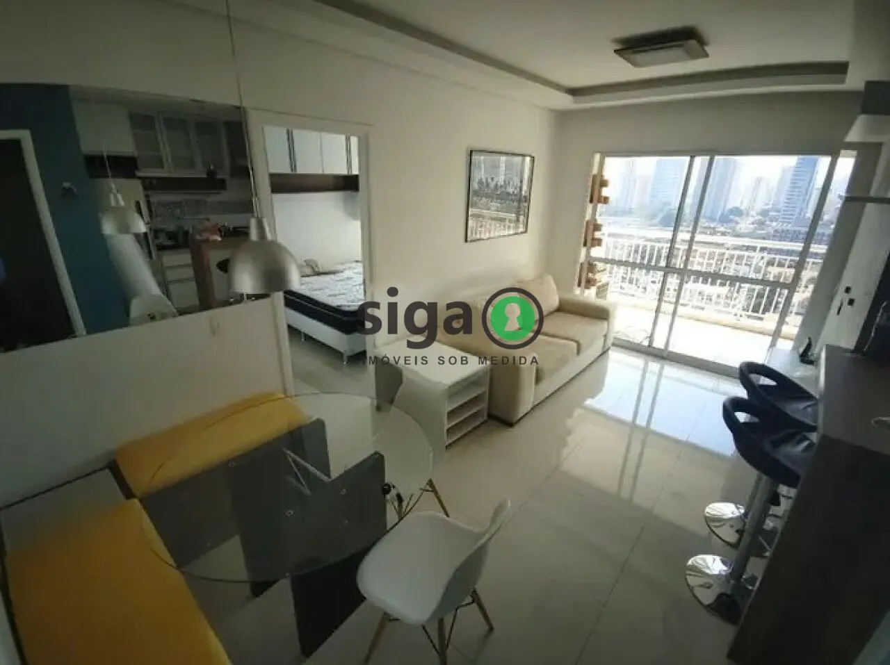 Imagem Apartamento a venda com 1 quarto no Brooklin - SP
