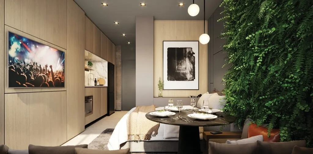 Imagem Jardins verticais, spa a 80 metros de altura. Tudo em uma rua reservada, mas muito prÃ³xima do metrÃ...