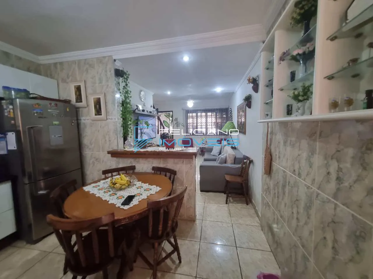 Imagem Sobrado com 2 quartos, Balneário Maracanã, Praia Grande - R$ 430 mil, Cod: 6924