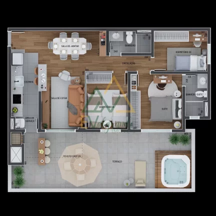 Imagem Apartamento à venda Bacacheri Curitiba PR