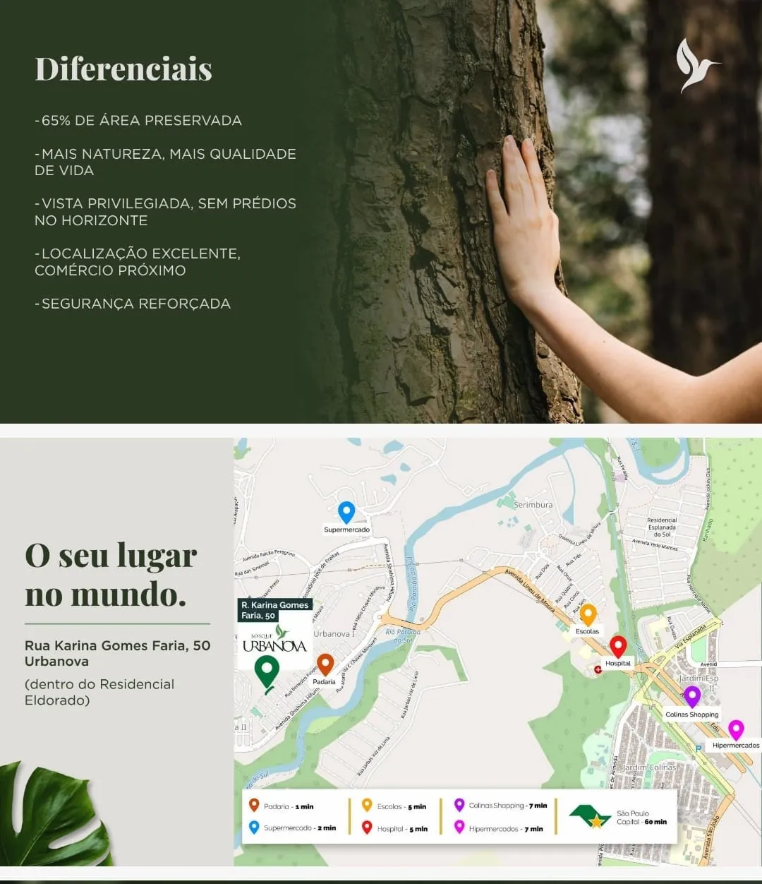 Foto do imóvel Casa à venda 3 Quartos, 1 Suite, 2 Vagas, 146M², Urbanova, São José dos Campos - SP | Bosque Urbanova