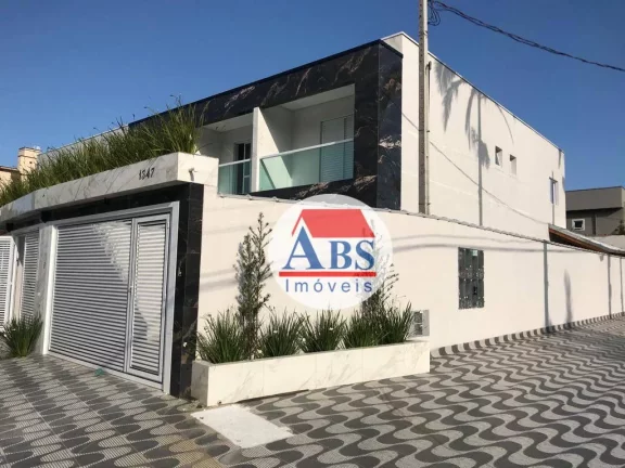 Imagem Sobrado com 2 dormitórios à venda, 67 m² por R$ 375.000,00 - Caiçara - Praia Grande/SP