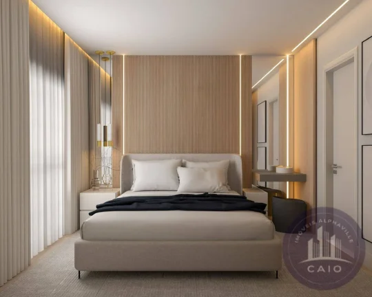 Imagem Apartamento mobiliado 3 quartos suítes, 87m² R$ 1.600.000 - Alphaville/SP