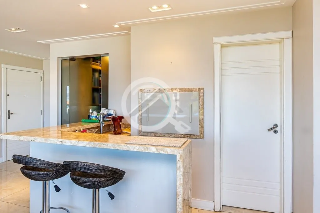 Imagem Desfrute do luxo em um apartamento totalmente mobiliado com 137m² de área privativa, composto por ...