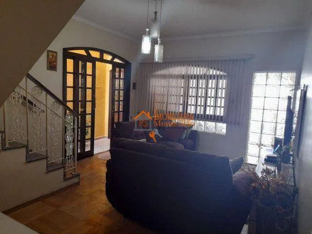 Imagem Sobrado para compra no Jardim Santa Cecilia com 3 dormitórios à venda por R$ 742.000 - Jardim Santa Cecília - Guarulhos/SP