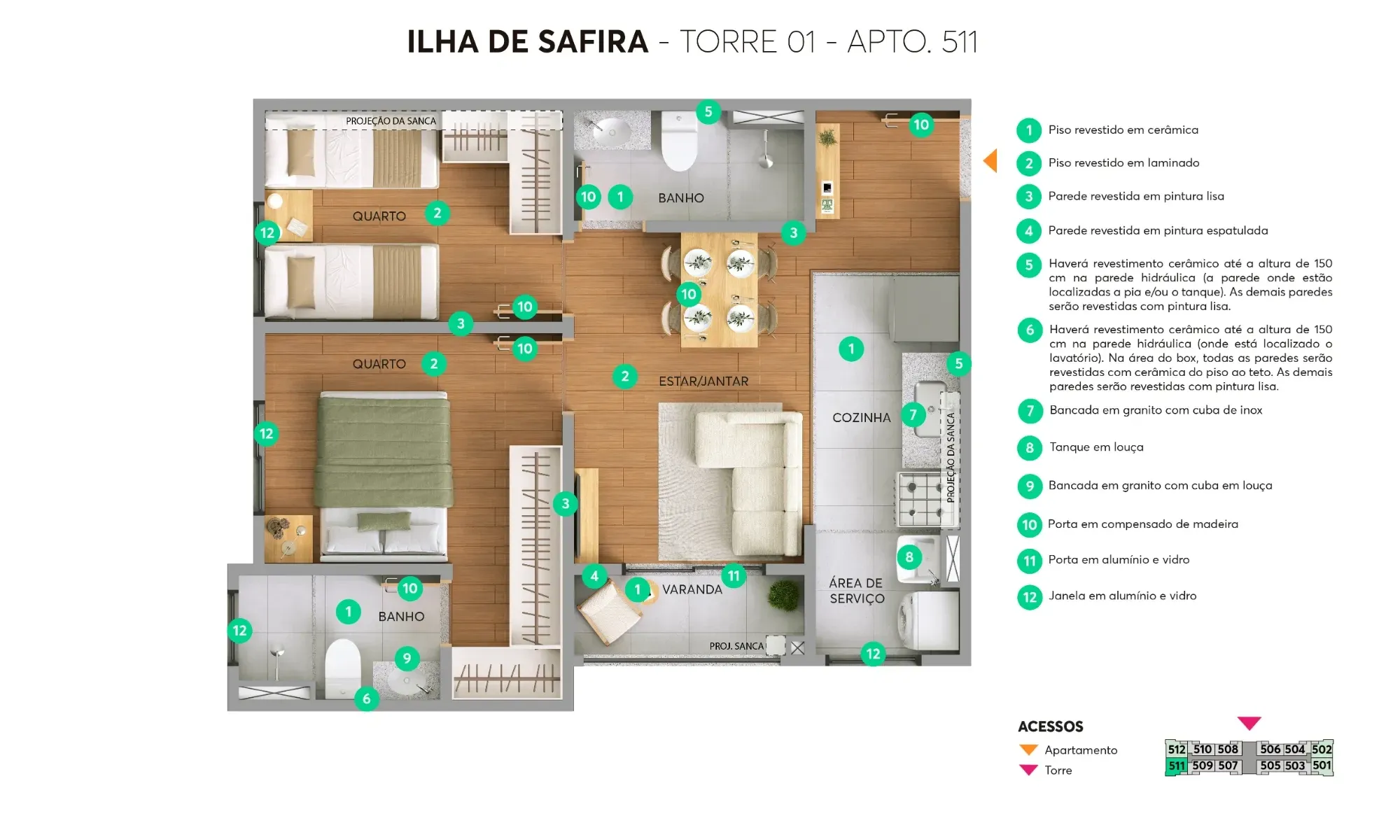 Imagem Edifício Residencial com 2 Quartos à Venda, 40,37 m² em Barro Duro - Maceió
