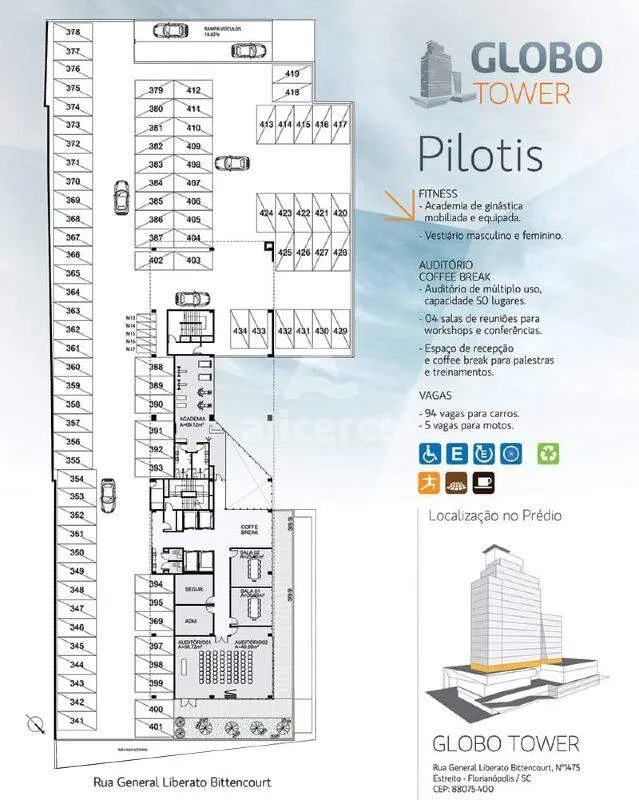 Imagem Sala para aluguel com , 24,36m² em Estreito Florianópolis